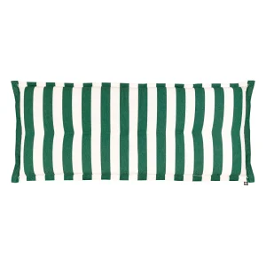 Kopu® Mila Forest Green 120 cm - Hoogwaardig Bankkussen - Gestreept